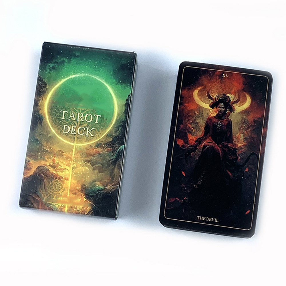Tarot Cards Deck With Guidebook - 타로 카드 세트 78장 카드 덱