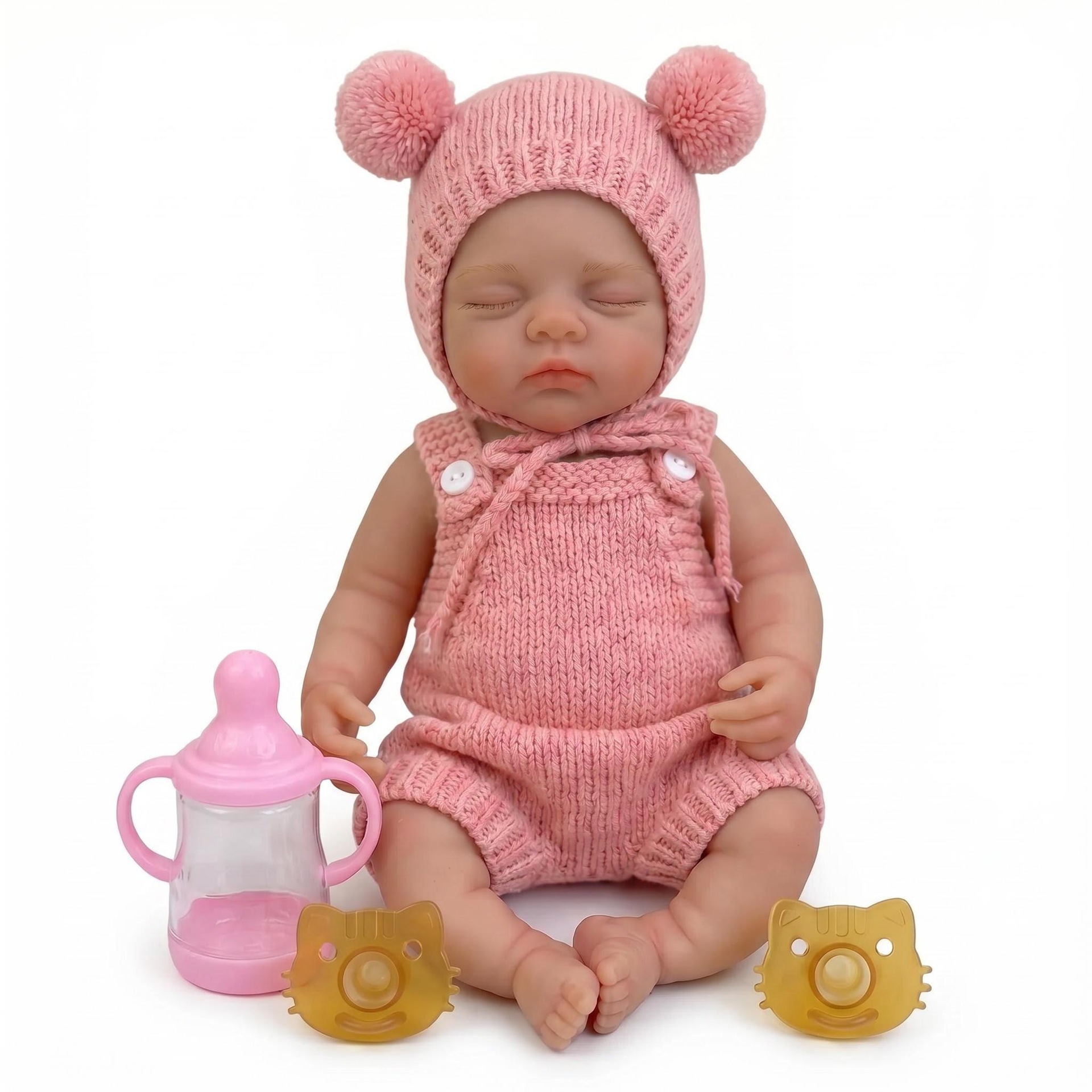 Reborn Baby Doll Silicone Realistic - NPK 12인치 프리미엄 리본 베이비돌 아이리스