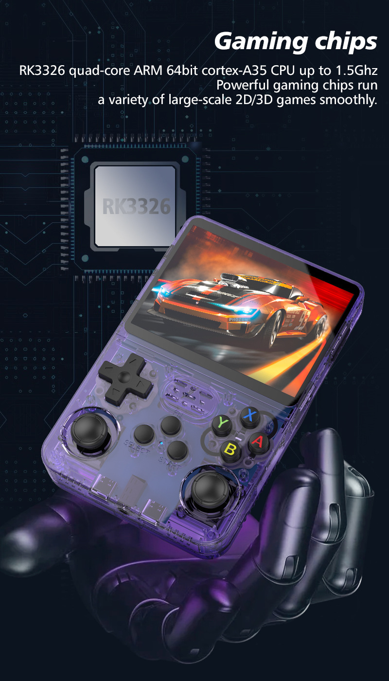 Retro Handheld Game Console R36S - R36S 레트로 휴대용 게임 플레이어 내장