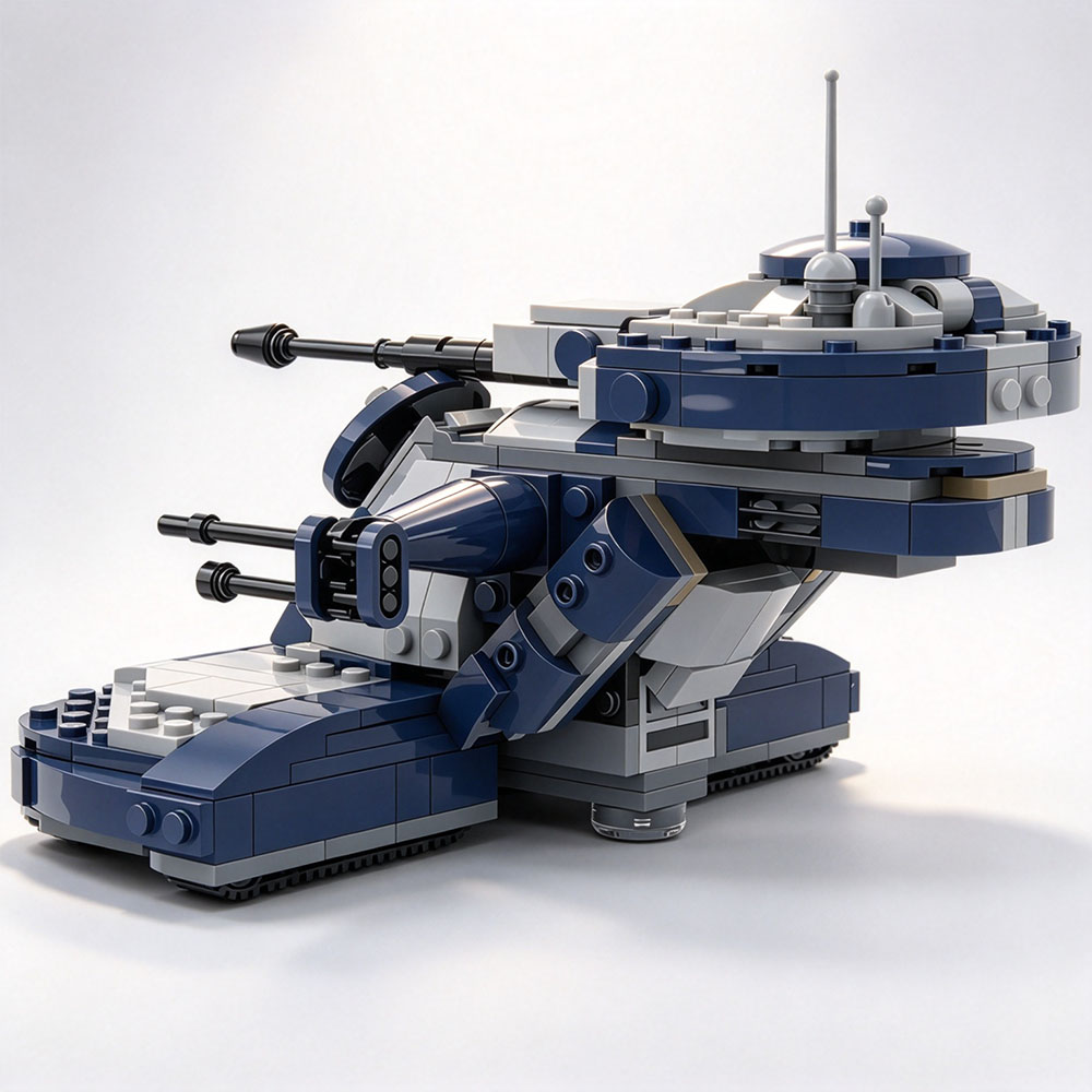 MOC 클래식 스타 영화 액세서리, 군용 공중 탱크,  - Lego Compatible Military Tank 리뷰 및 가격