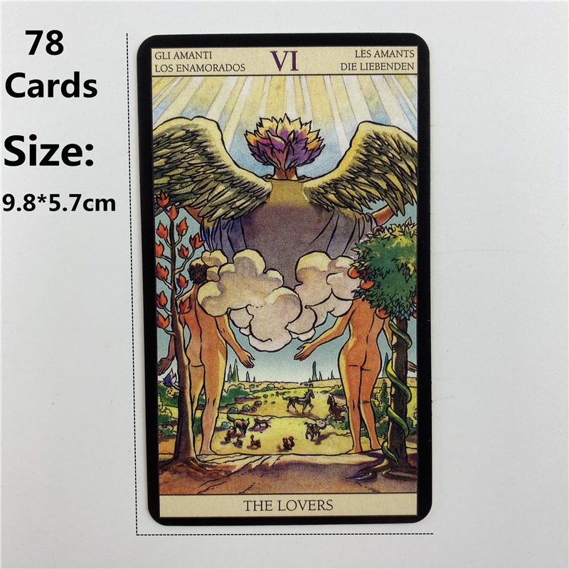 금속 상자 도금 한 에디션 백 라이더 타로 카드 데크  - Tarot Cards Deck With Guidebook 리뷰 및 가격