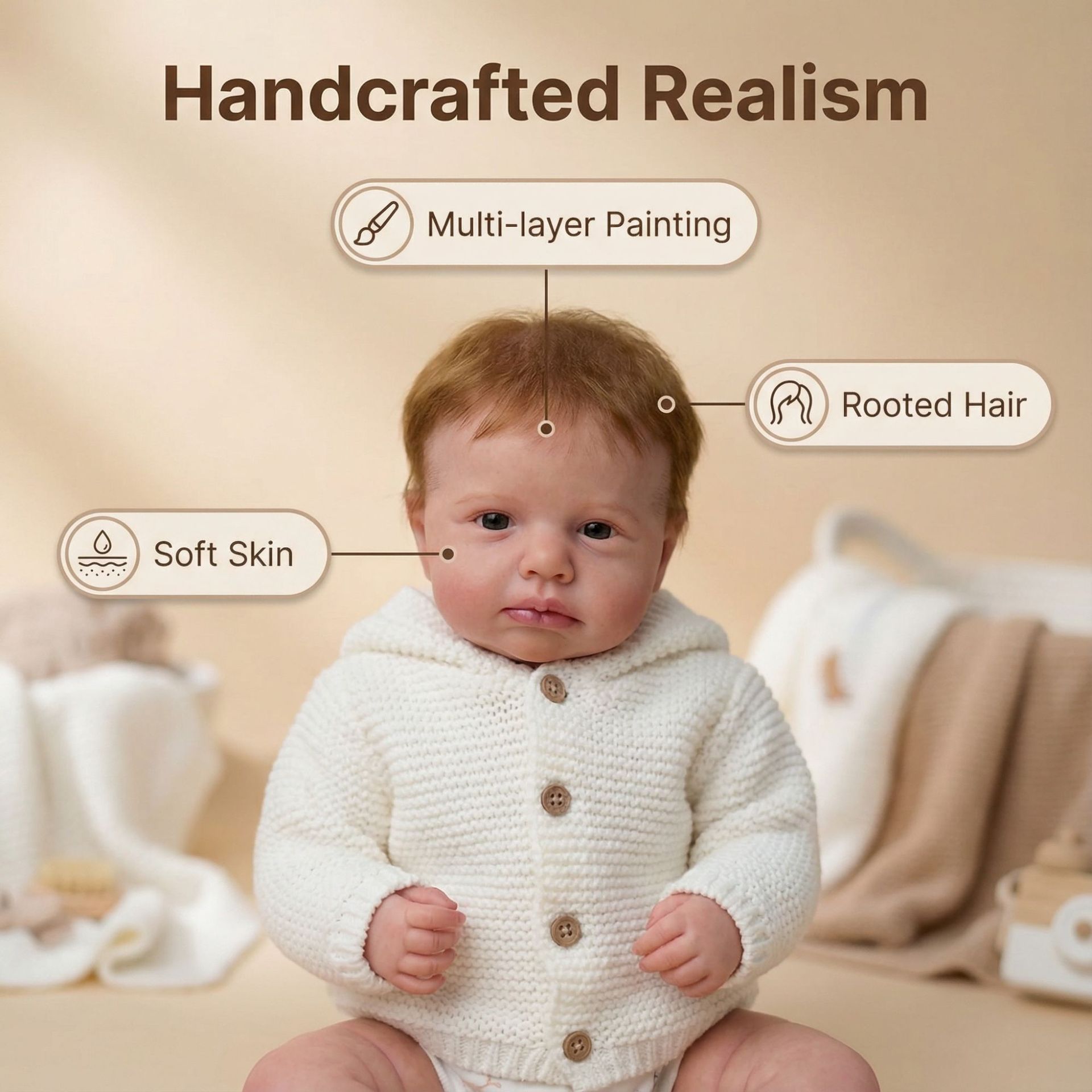 49cm LOULOU 현실적인 신생아 인형 리본 수면용 - Reborn Baby Doll Silicone Realistic 리뷰 및 가격